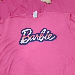 Barbie Logo Pink Short Sleeve Tee